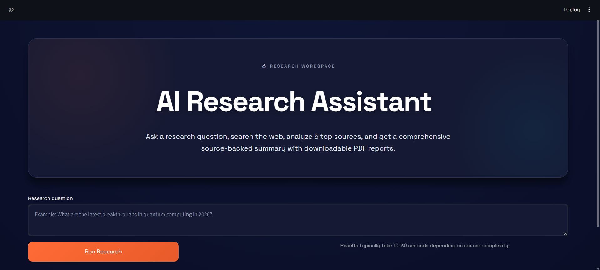 AI-Research Assistant thumbnail